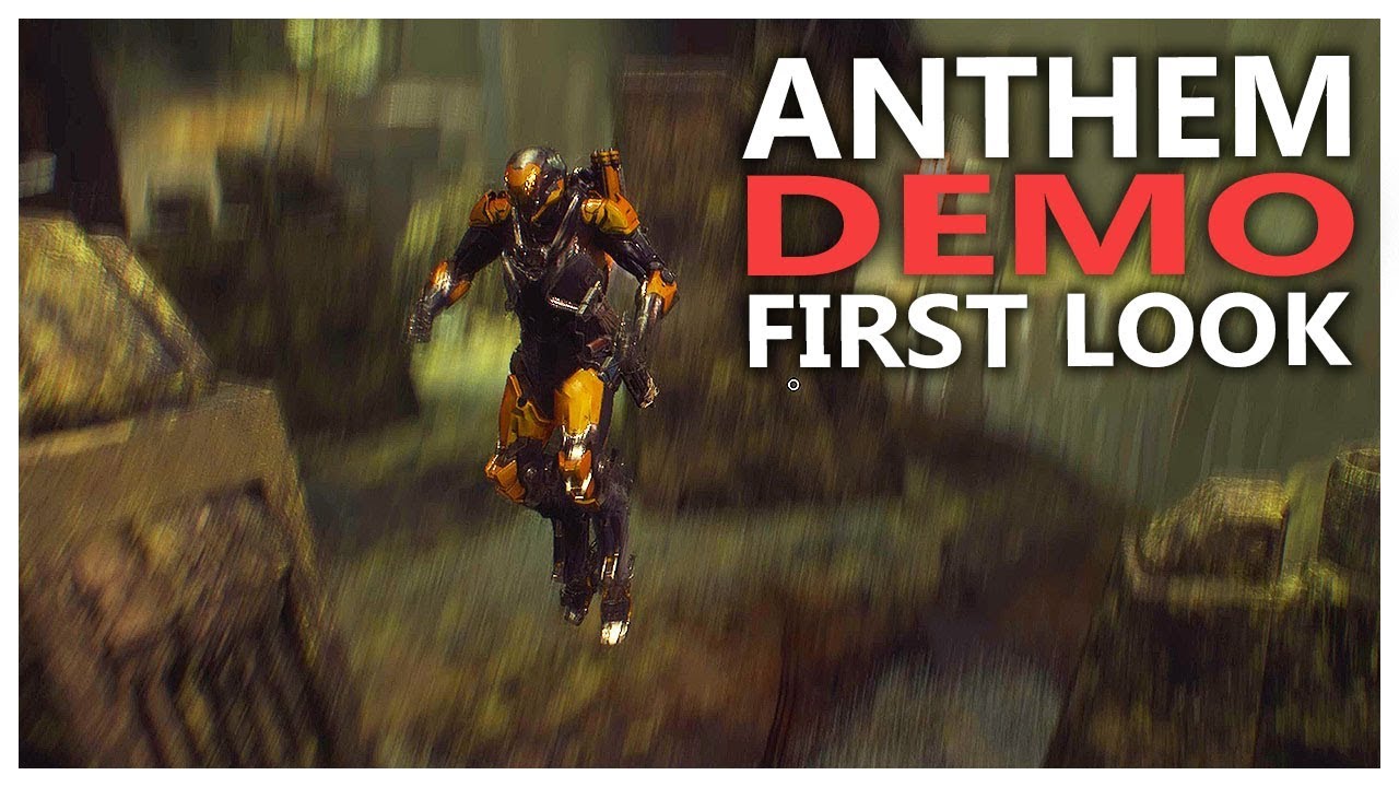 FIRST LOOK AT ANTHEM PC DEMO | ANTHEM GAMEPALY
