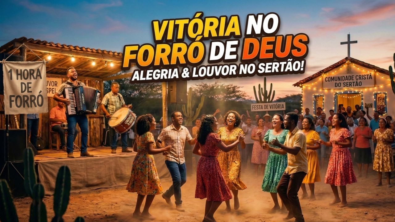 Aleluia no Sertão: O Forró do Povo de Deus #MusicaNordestina #LouvorSertanejo #AlegriaNoSertao