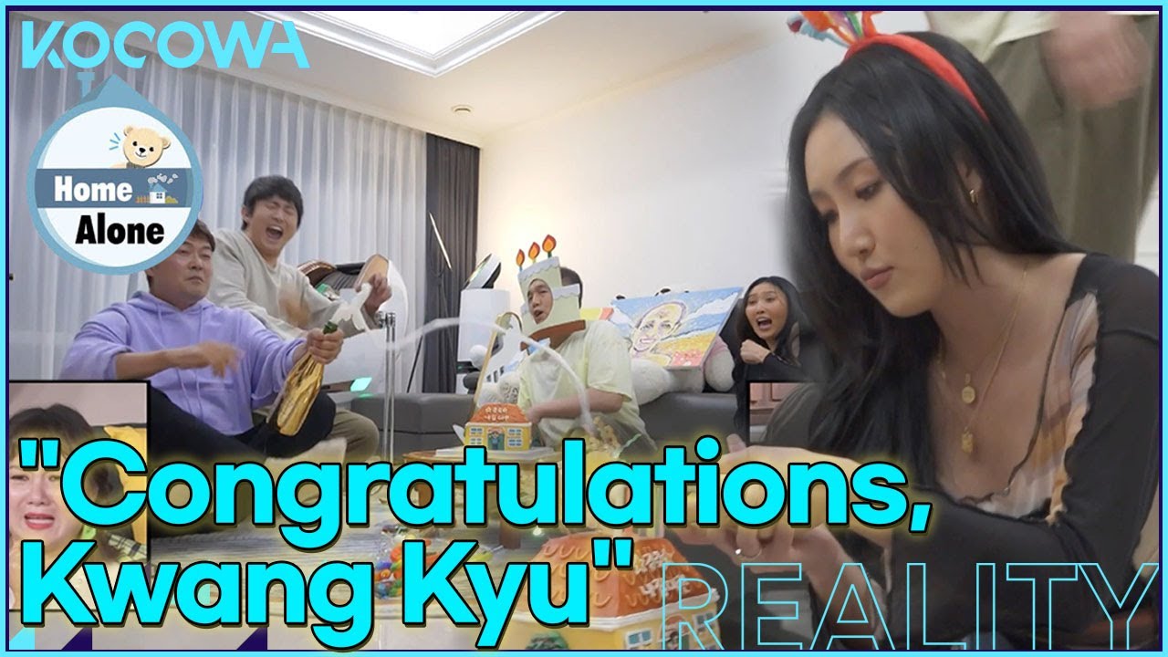 A fun housewarming party for Kwang Kyu! l Home Alone Ep 448 [ENG SUB]