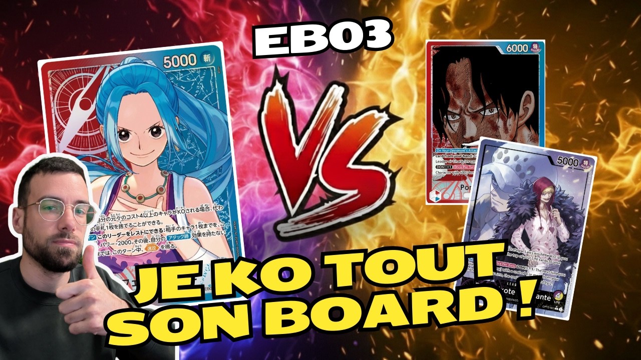 Vivi EB03 VS Ace VS PY Rosinante | EB03 Gameplay POV | One Piece TCG FR