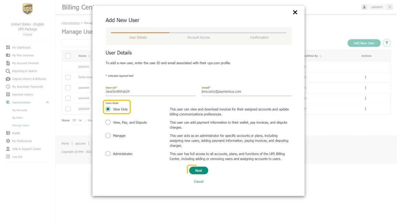 How to Add a New User