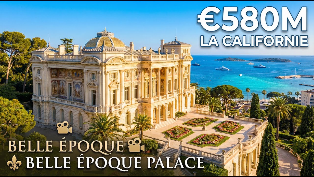 Inside a €580M Cannes La Californie Estate | French Riviera Belle Époque Palace