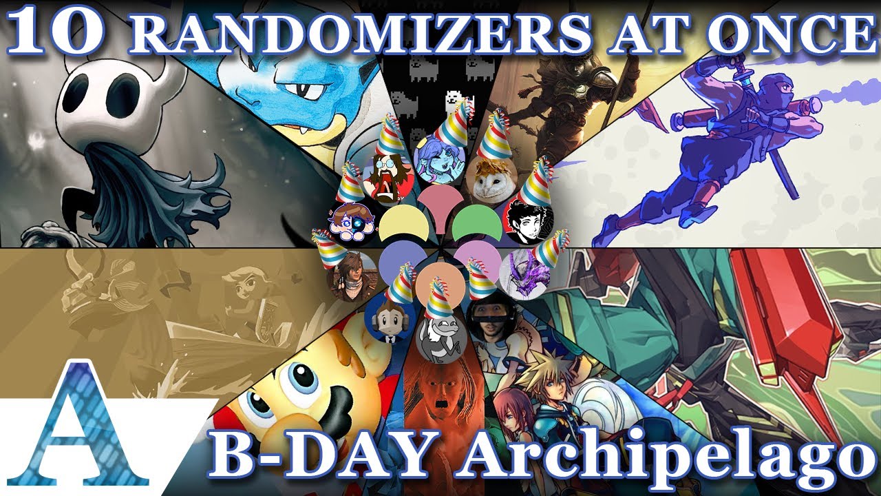 Archipelago: 10 Randomizers at Once! Co-Op Multi-game Randomizer Birthday Stream