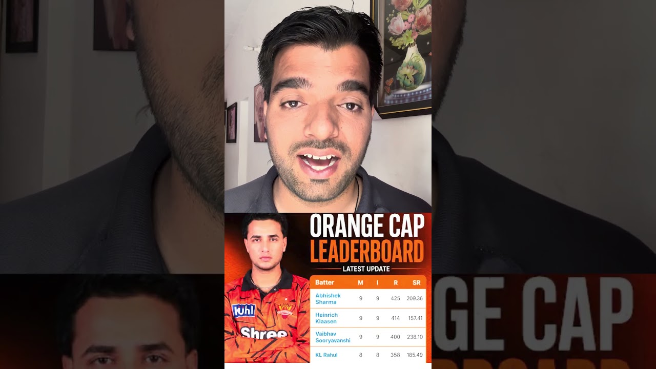 Orange cap holder race becoming more interesting #ipl2026 #klrahul #abhisheksharma #trending