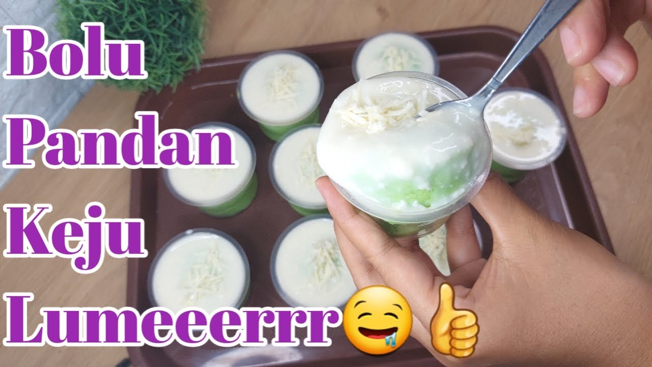 Bolu Pandan Keju Lumer || Ide Jualan Laris Manis Isi Snack Box || Noey Cooking
