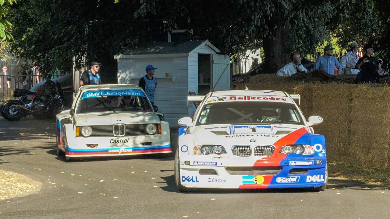 This is the 2001 BMW M3 GTR - 4 Litre V8 SOUNDS!