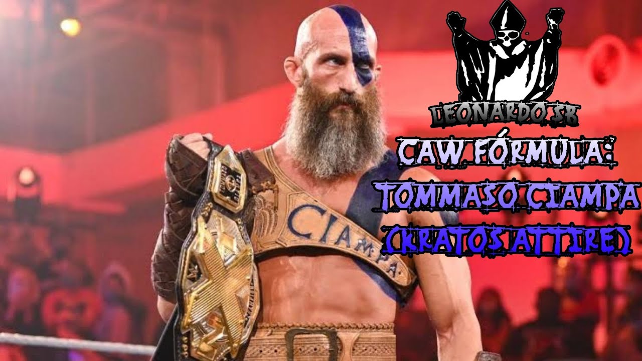 CAW FÓRMULA: TOMMASO CIAMPA (KRATOS ATTIRE) WWE SVR 2011 PPSSPP LEONARDO SB