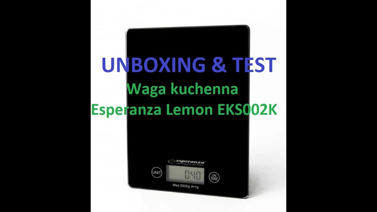 *UNBOXING & TEST* Esperanza Lemon EKS002K elektroniczna waga kuchenna | electronic kitchen scale