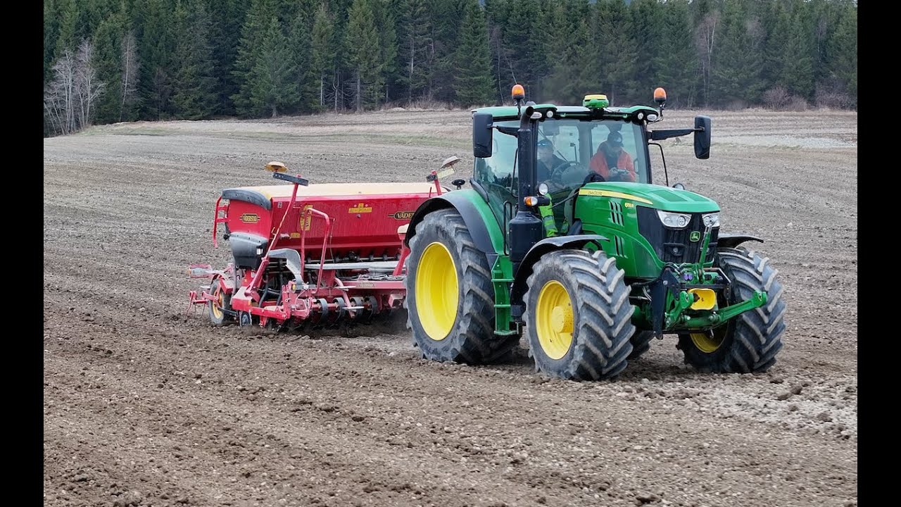 John Deere 6155R | Väderstad Rapid 300C | Såing i Skjelstadmark