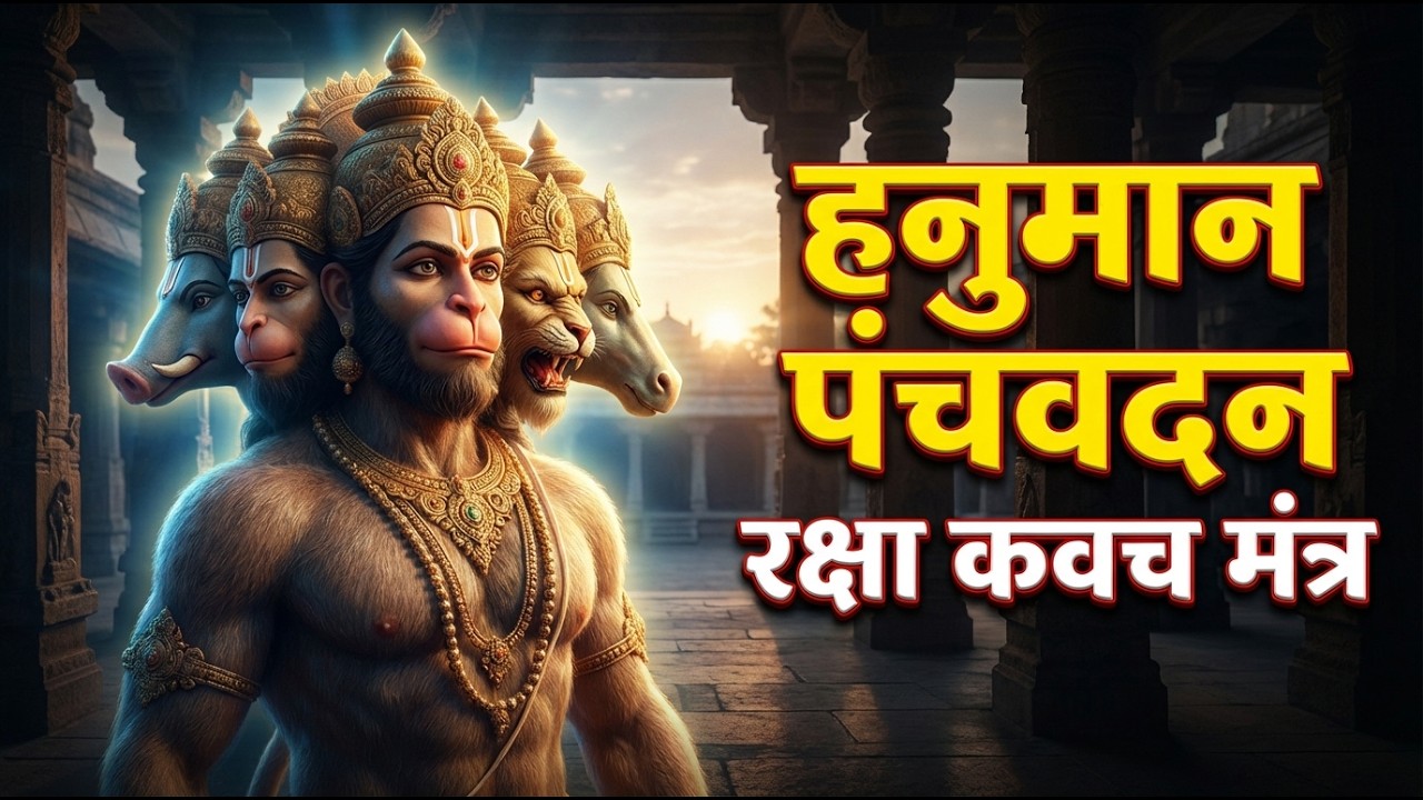 Panchamukhi Hanuman Raksha Kavach || पंचमुखी हनुमान रक्षा कवच | Panchmukhi Kavach#panchmukhihanuman