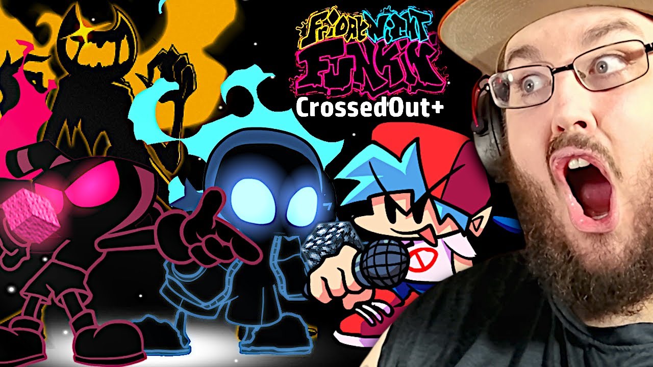 Friday Night Funkin' VS Indie Cross - Crossed Out (Nightmare: Cuphead Sans Bendy) FNF Mod РЕАКЦИЯ!!