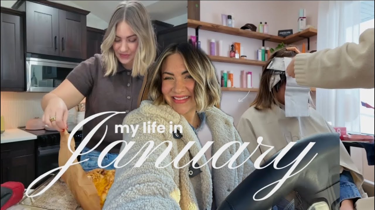 Monthly Vlog Recap | January: De-Christmasing, Sourdough Baking & Haircut Day