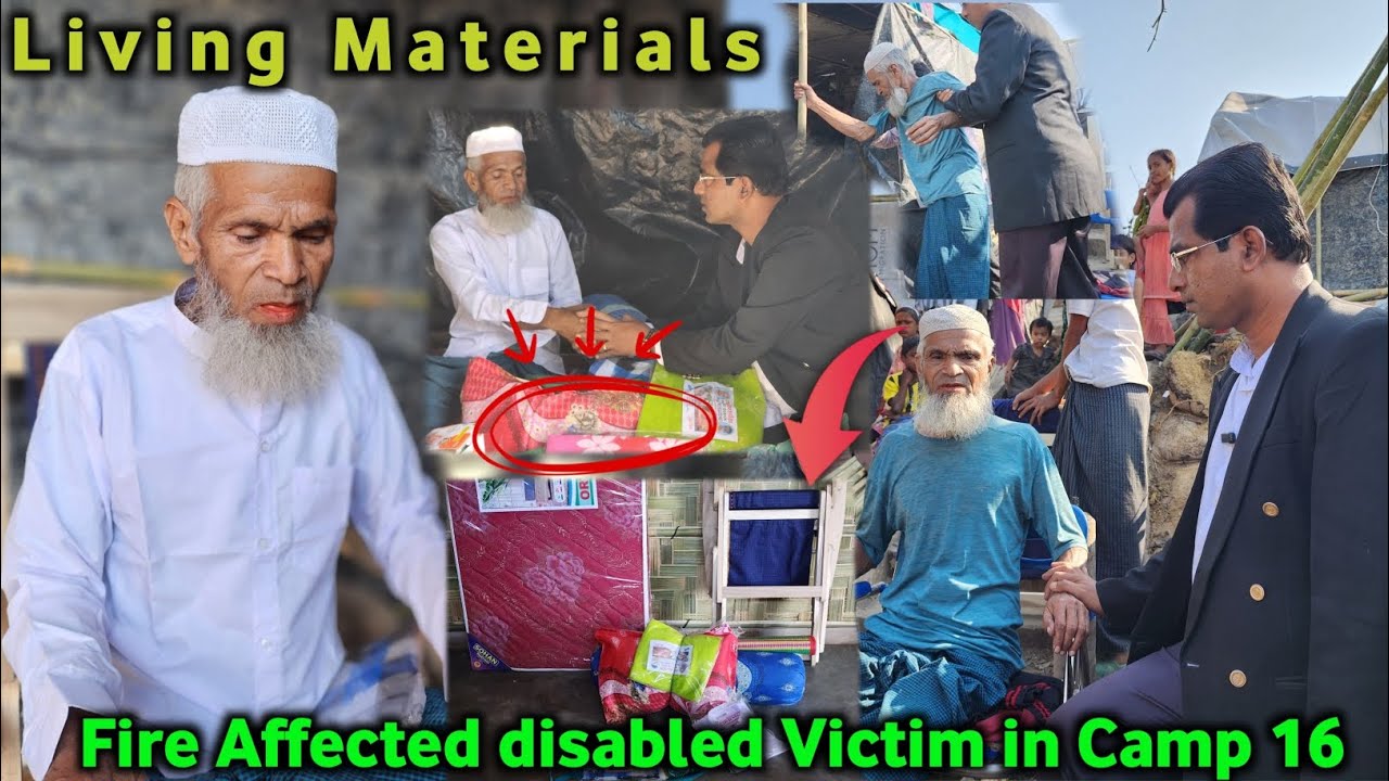 Alhamdulillah, support reached this disabled old man in Camp 16.