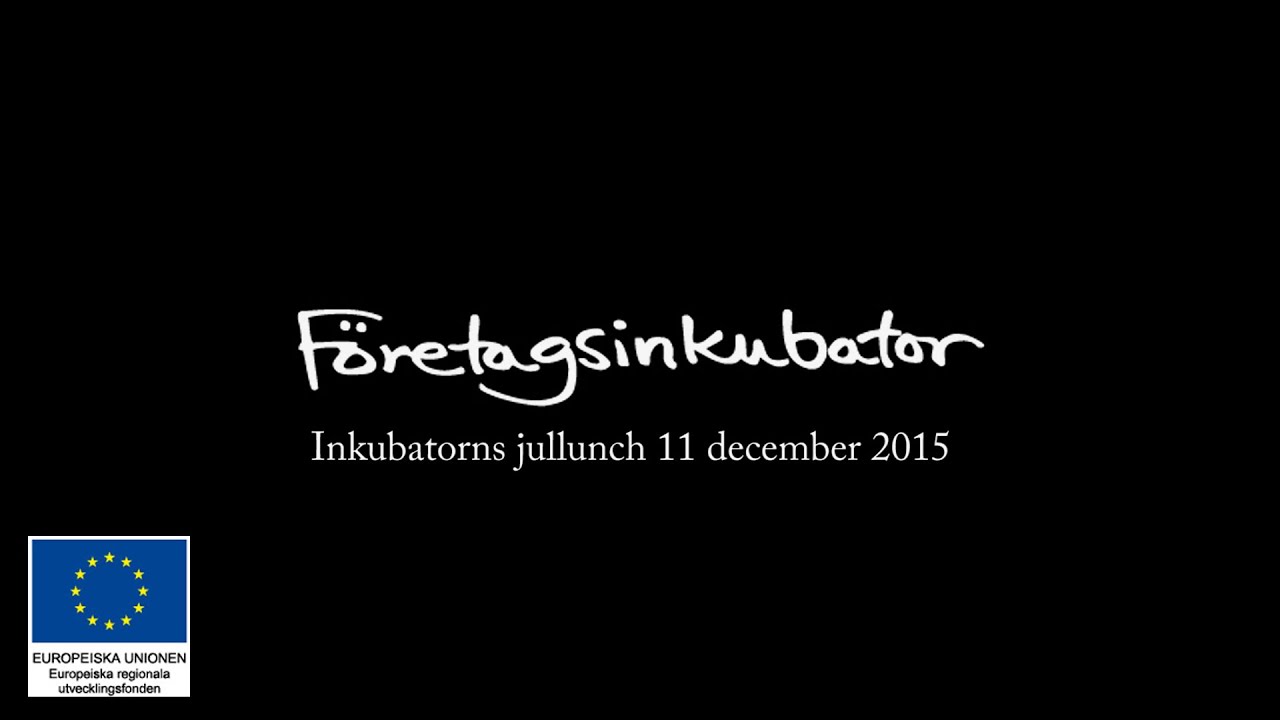 Inkubatorns jullunch 2015: Vi utser &Aring;rets Bubblare