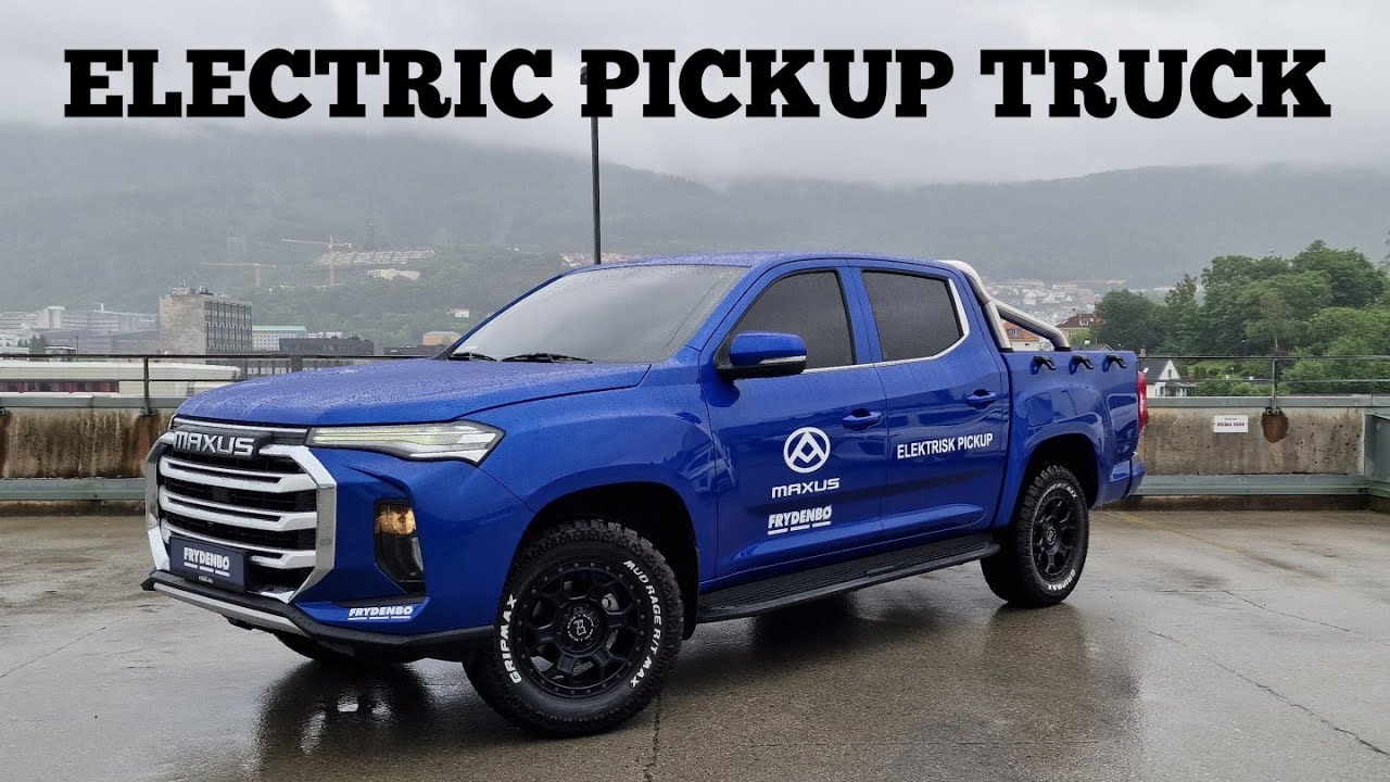 Maxus T90. Norway's first electric pickup truck