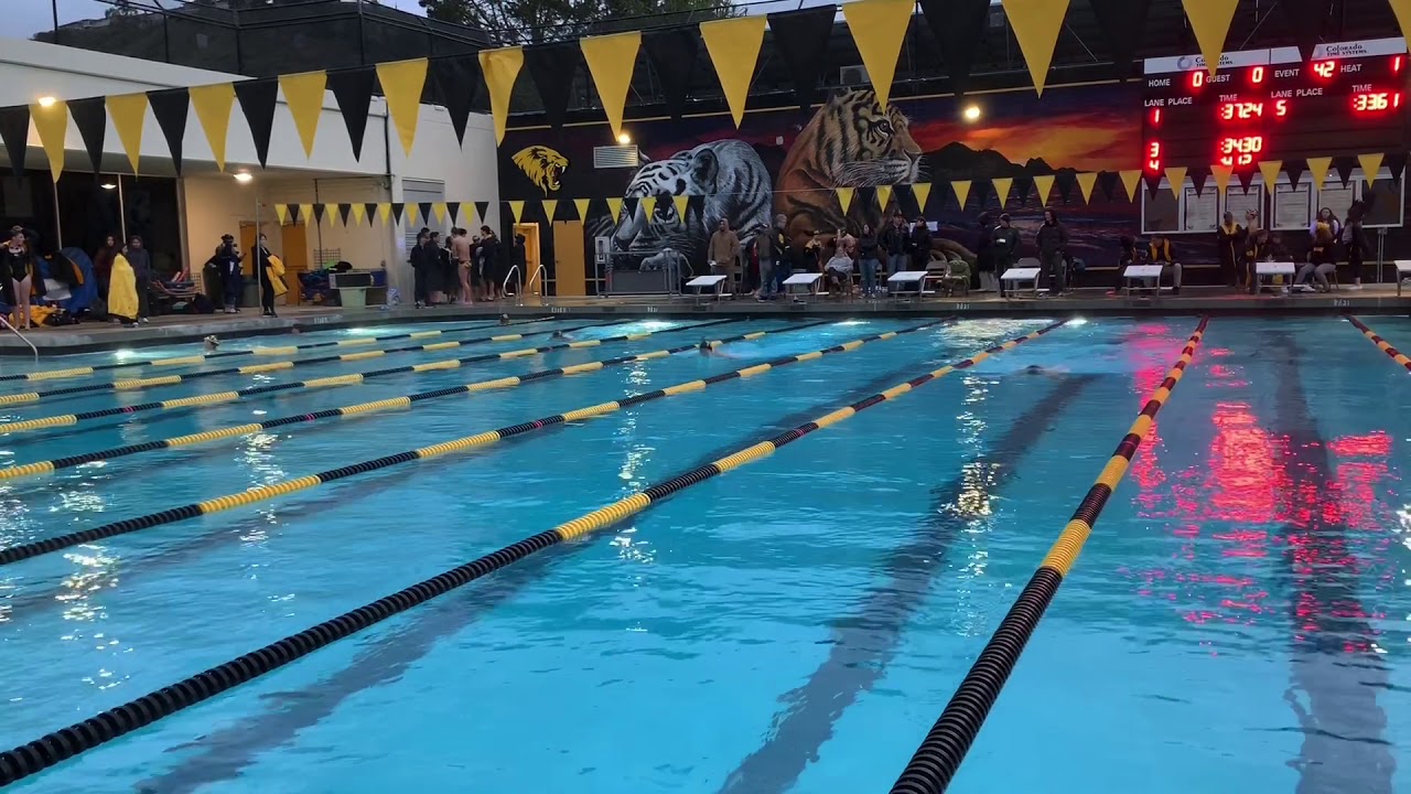 Alex swims the 100 Breaststroke