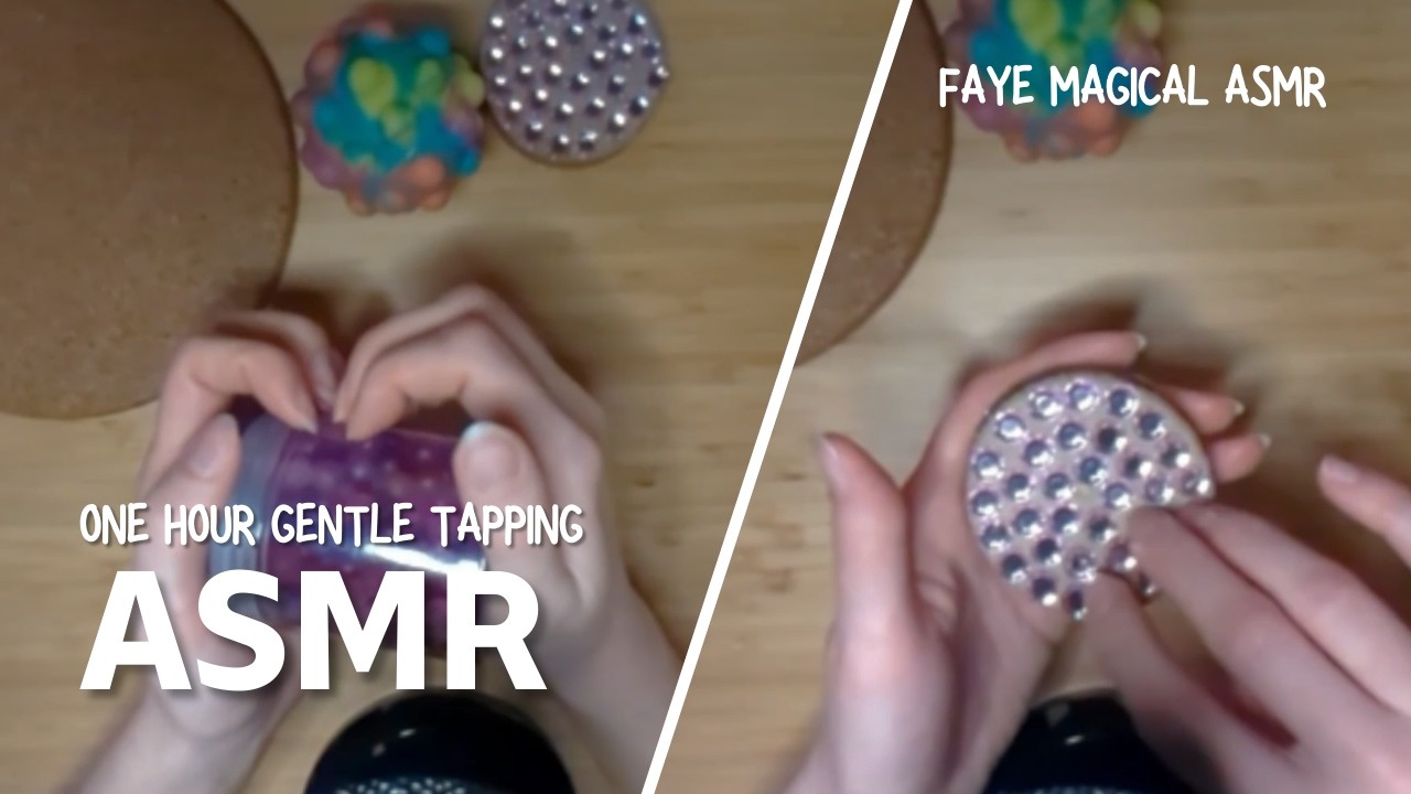 1 Hour ASMR Tapping Triggers (No Talking) For Studying, Focus & Relaxing