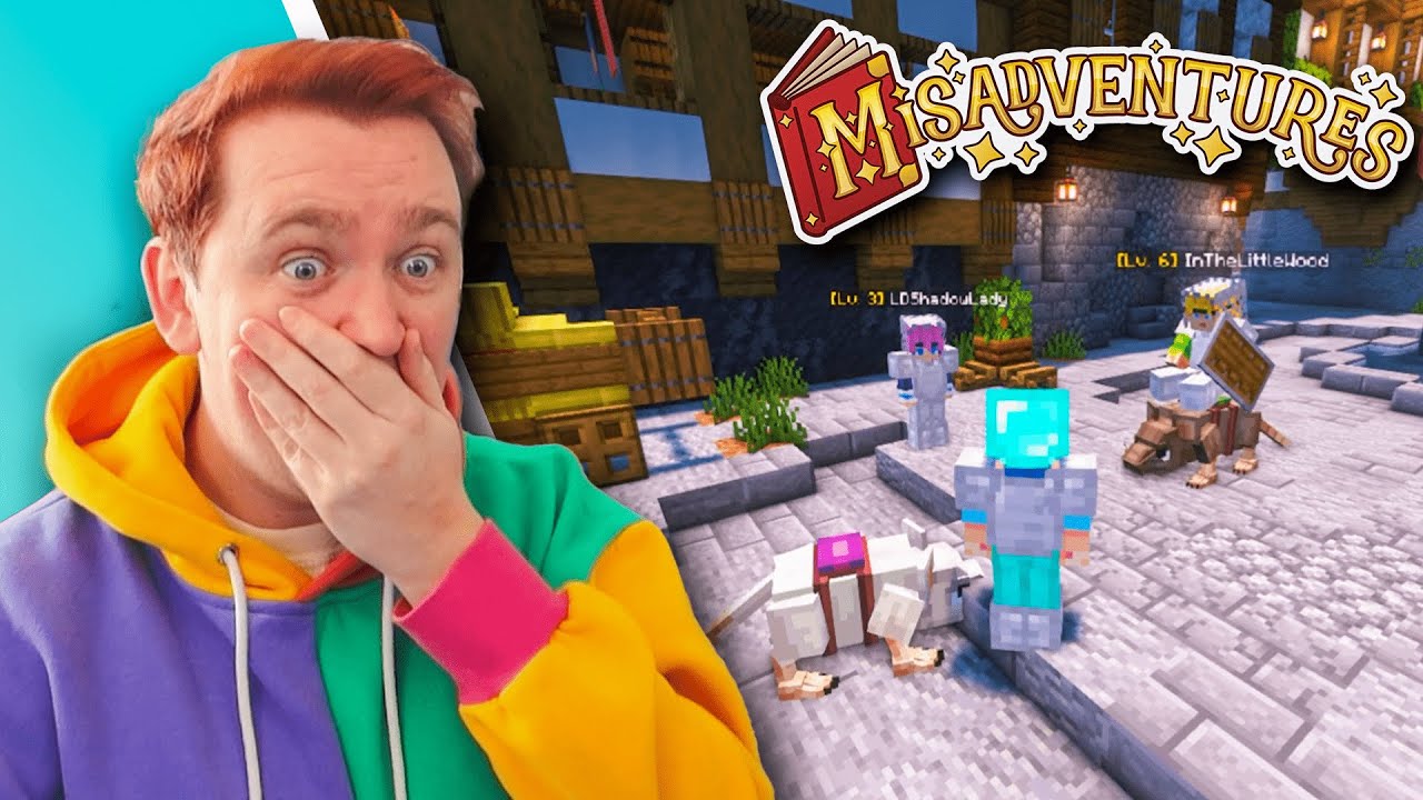 Smajor Grinds DUNGEONS In MINECRAFT MISADVENTURES SMP!