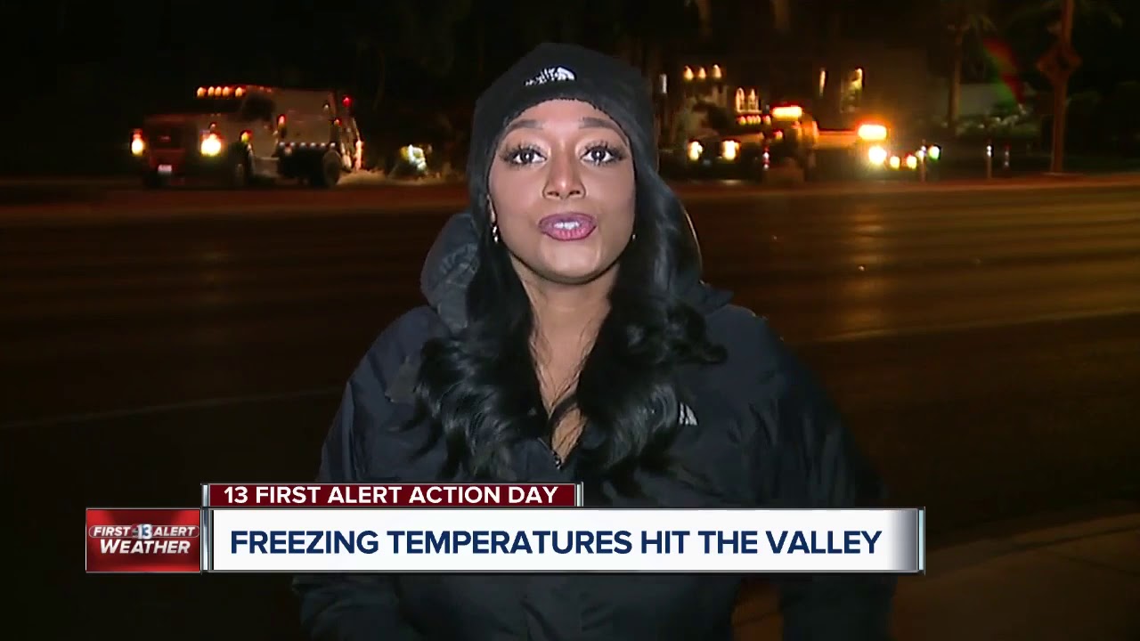 Las Vegas waking up to cold temps