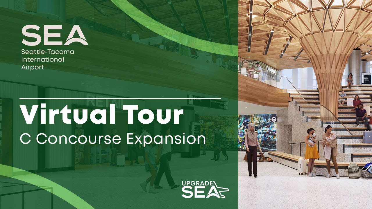 Upgrade SEA | Virtual Tour of the New C Concourse Expansion
