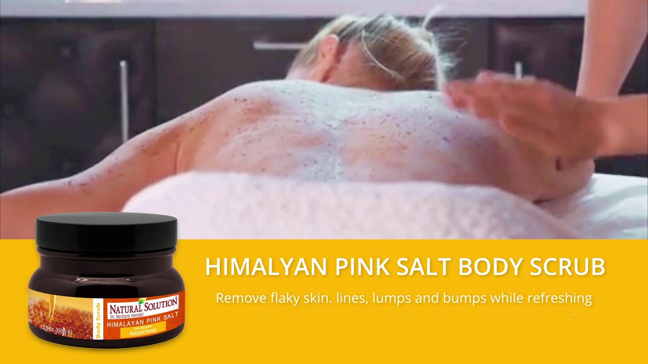 Himalayan Pink Salt Natural Honey Body Scrub | By Natural Solution