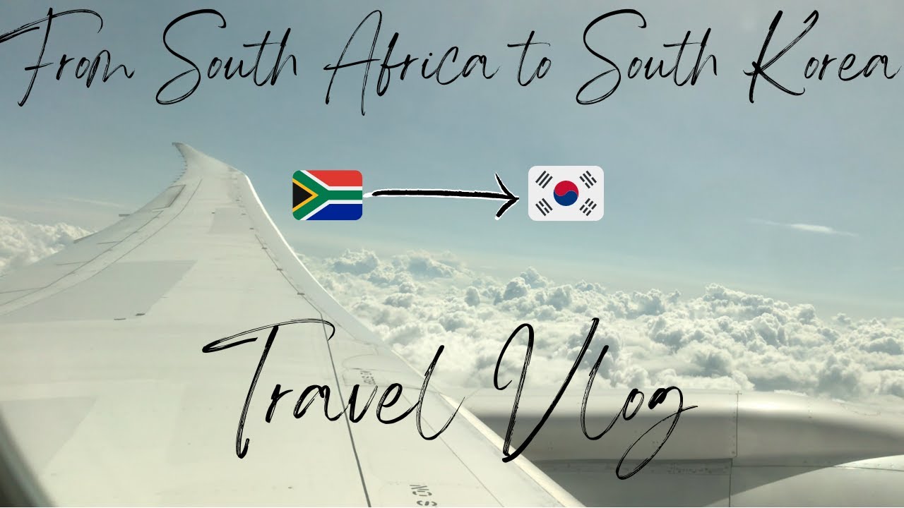 VLOG: Travel to South Korea With Me | Silent Vlog | South African YouTuber