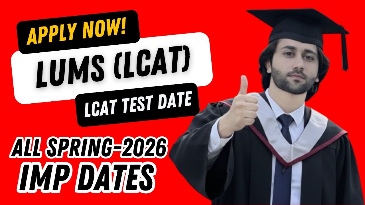 LCAT LUMS Preparation 2026 I Spring Admission Test Preparation I COMSATS Spring Admission 2026