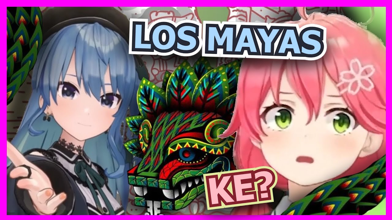 La caída del imperio Maya explicado por Suisei | Hololive Sub Español