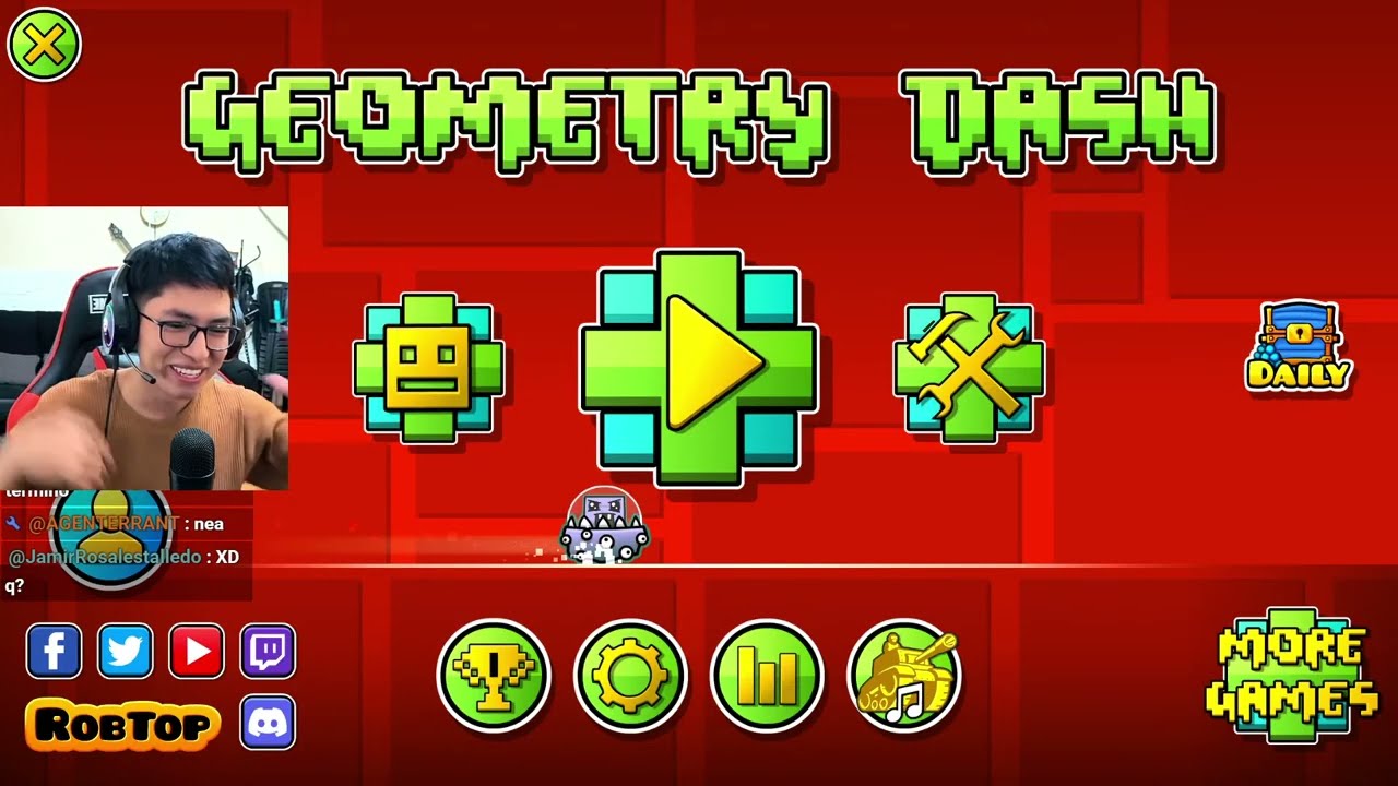 🔴 Geometry Dash pero cada vez que pierda como PICANTE🌶️🔥