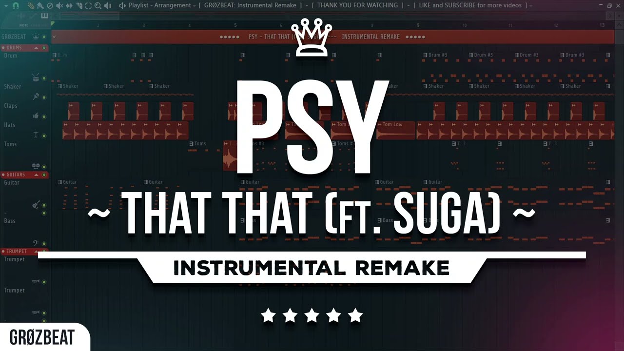 😎 PSY - That That (feat. Suga)  ---  Instrumental Remake 🎸💯🔥
