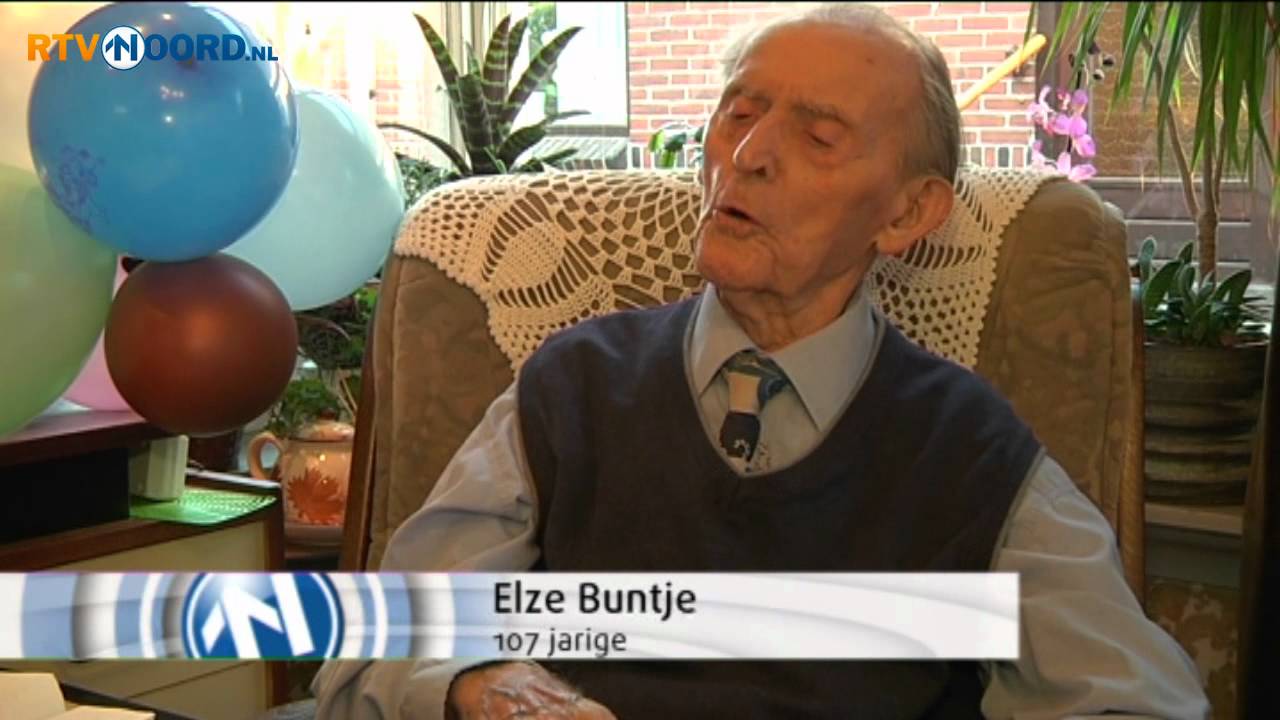 Oudste man in Groningen viert 107de verjaardag