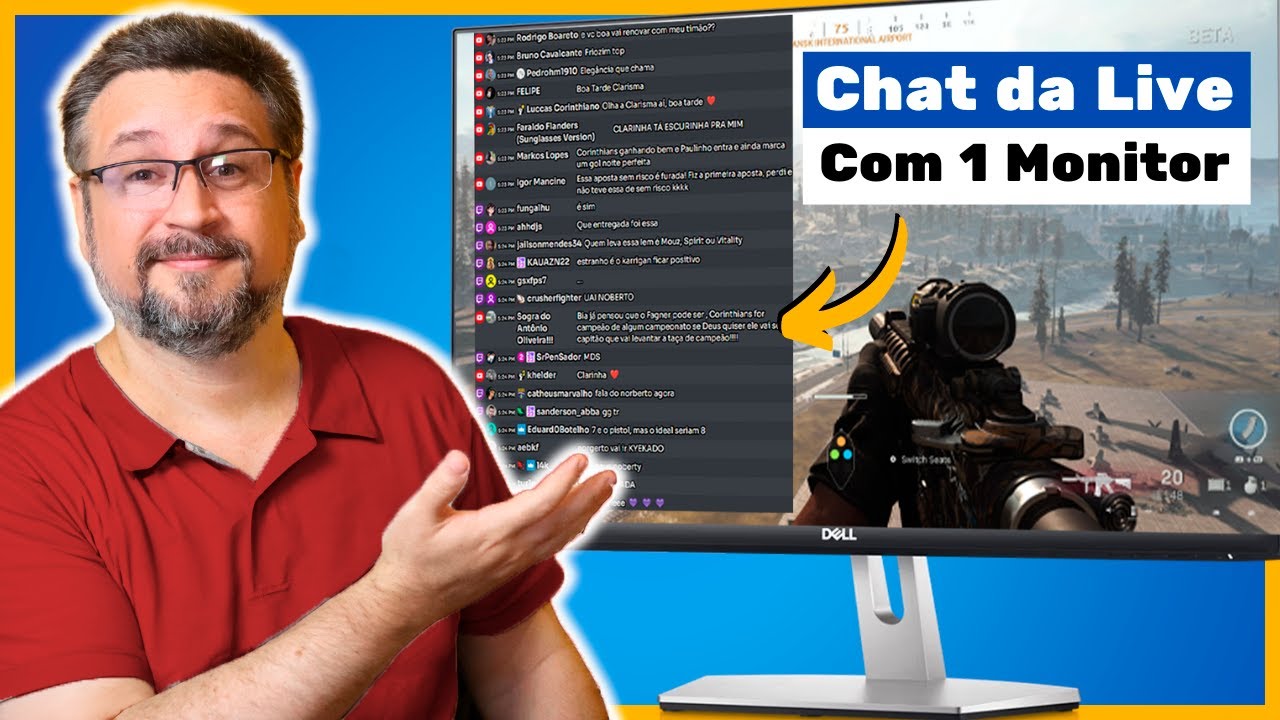 🔴 Como Ler o Chat da Live Usando Apenas Um Monitor: Passo a Passo