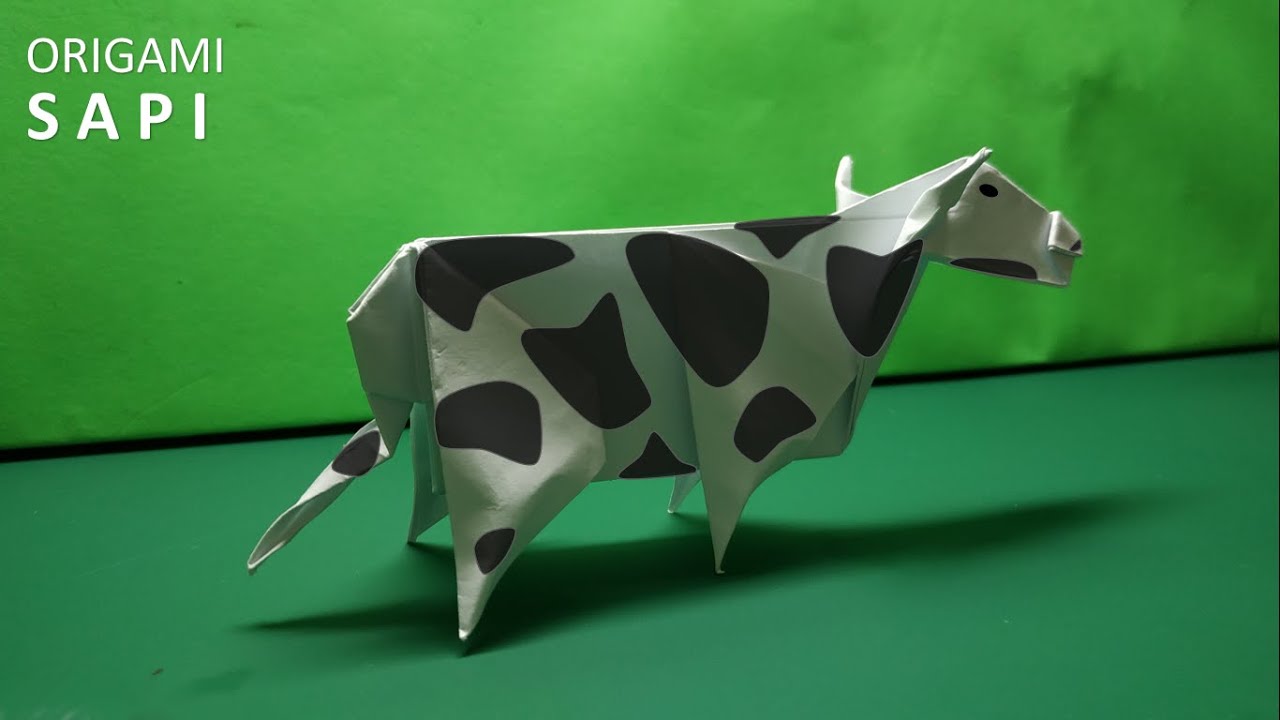 Origami Sapi #Origamindo