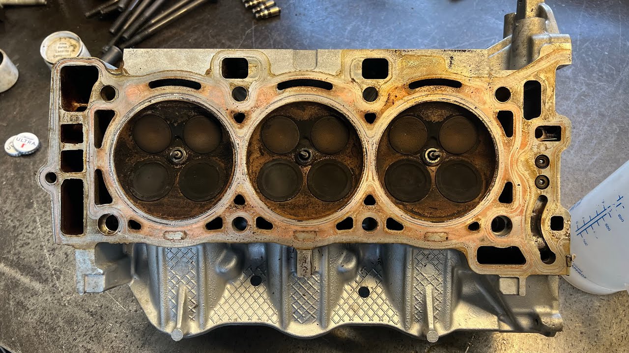 GMC Acadia 3.6L cylinder head repair 