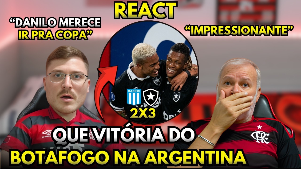 REACT RACING 2X3 BOTAFOGO QUE VIT&Oacute;RIA DO BOTAFOGO - MELHORES MOMENTOS - SULAMERICANA 2026