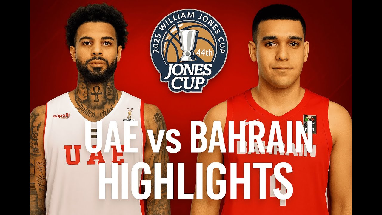 William Jones Cup 2025: UAE vs Bahrain Full Game Highlights