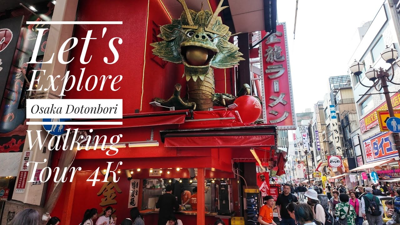 Let's Explore Osaka! Dotonbori Walking Tour 4K - Kitchen of Japan