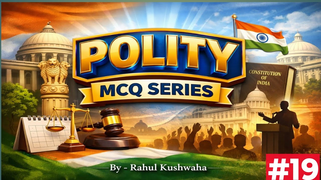 Polity MCQ series for all competitive exams |polity MCQ series in hindi and english 