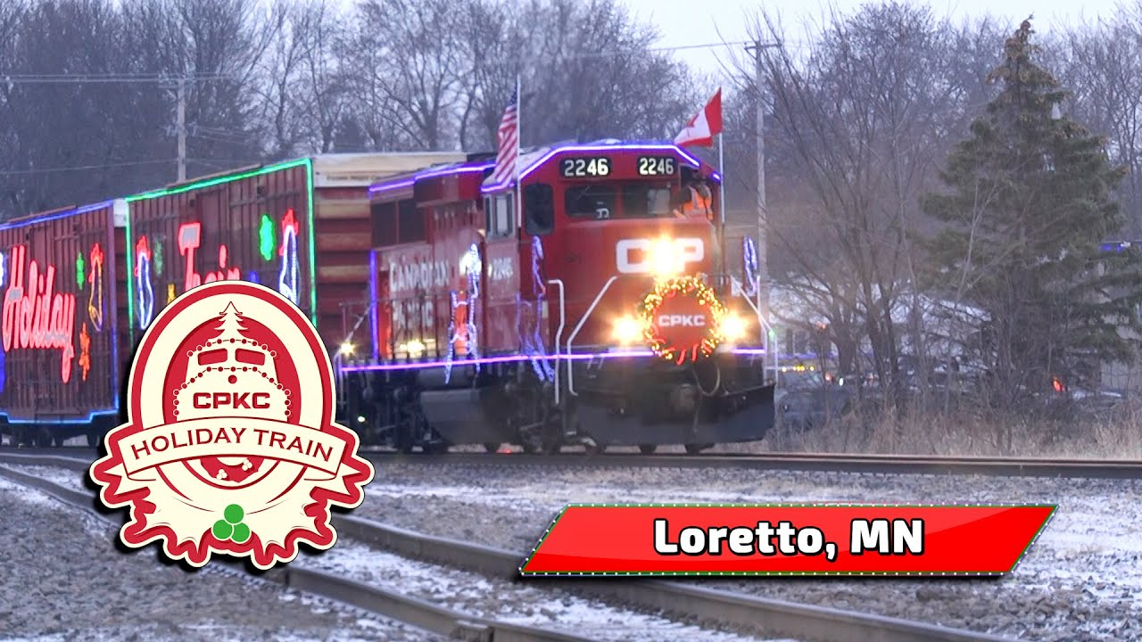 CPKC Holiday Train 2024: Loretto, MN