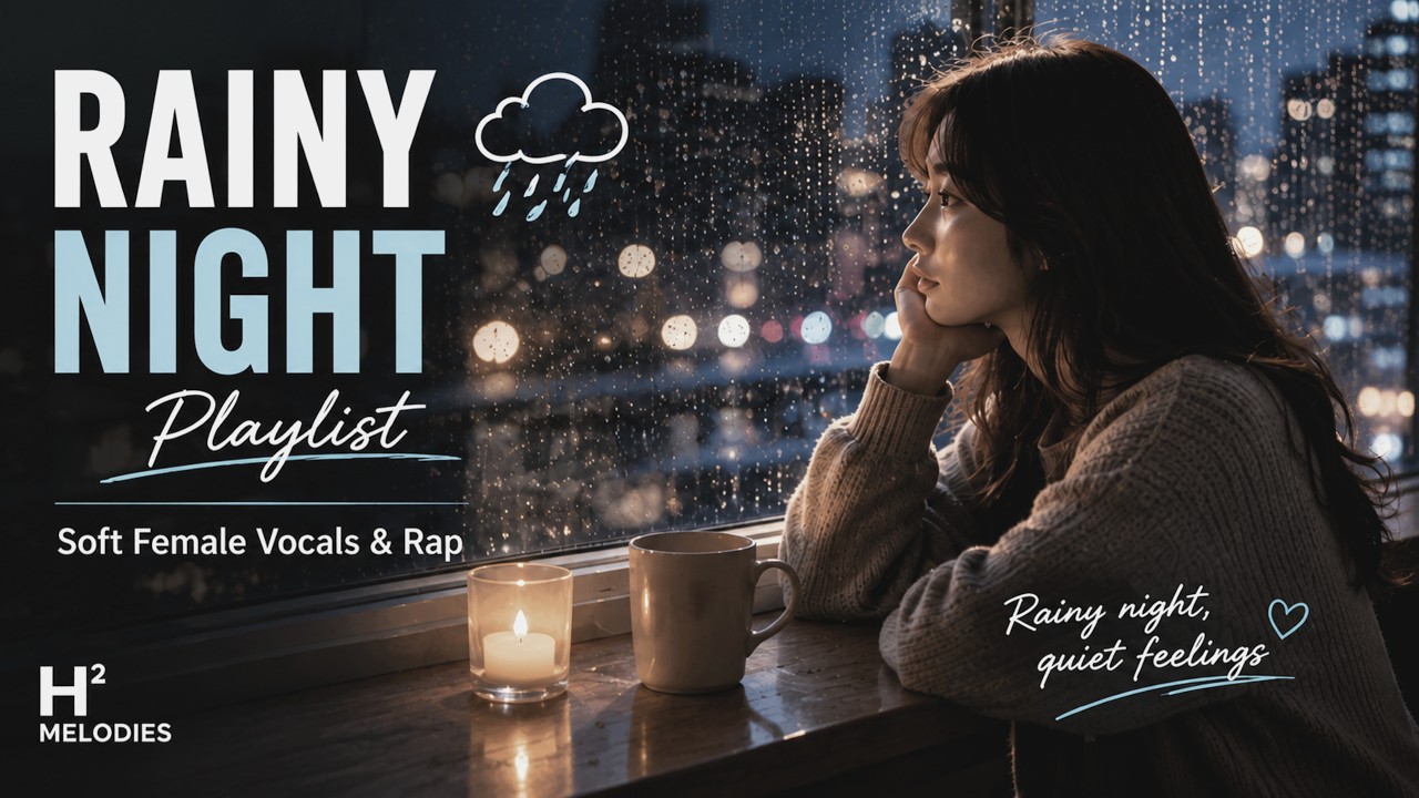 ☔ 우린 같은 길이 아니었어 | Quiet K-POP Emotional Playlist | Female Vocals & Soft Rap for Rainy Night