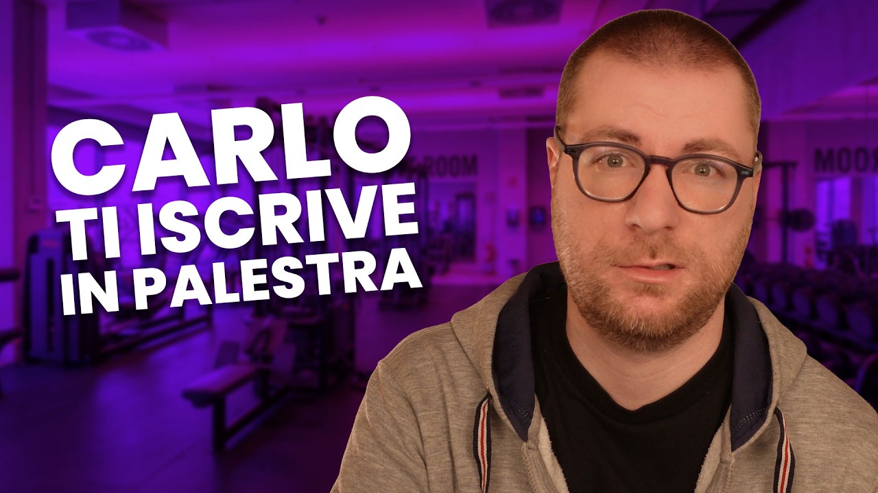 💪 CARLO TI ISCRIVE IN PALESTRA (buona fortuna) • Roleplay ASMR ITA