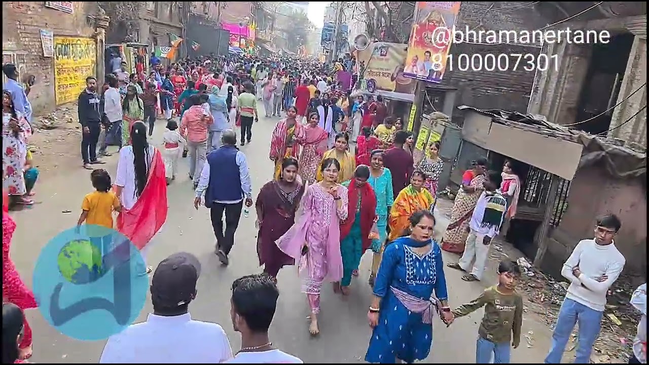 হাওড়া সালকিয়ার শীতলা মাতার স্নানযাত্রা ২০২৬ | মাঘী পূর্ণিমার শোভাযাত্রা | Live Street Coverage