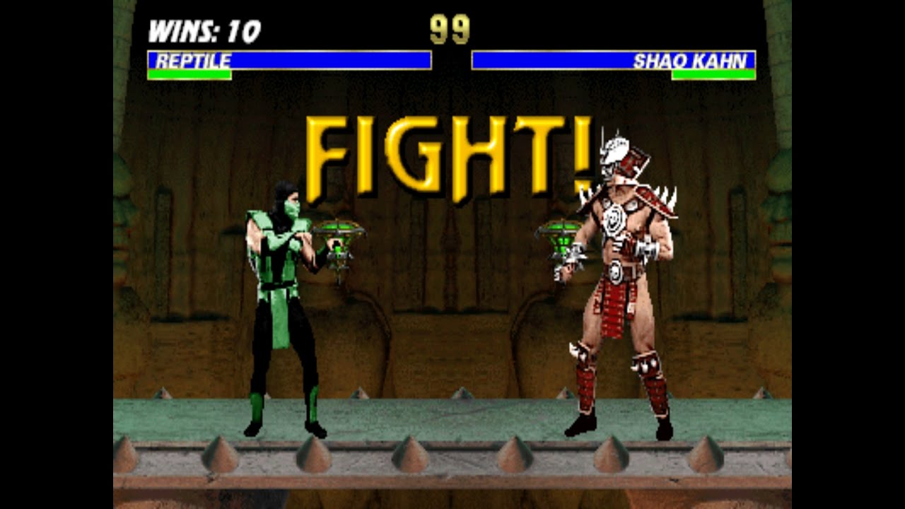 Ultimate Mortal Kombat 3 - Reptile (Без урона) (Очень сложный/Мастер-класс II)
