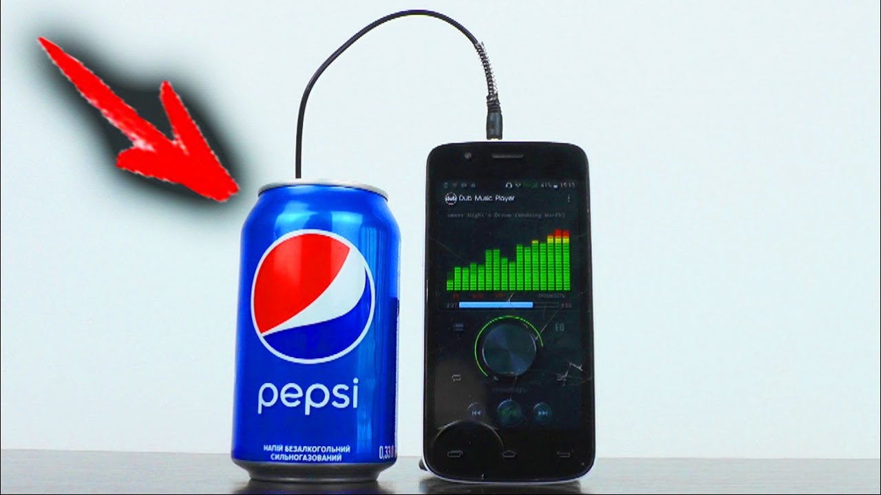 How to Make a Speaker at Home - Using Pepsi