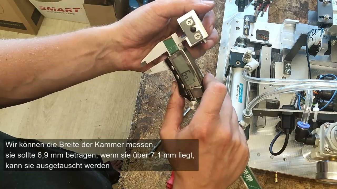 Mainterance and cleaning the machine