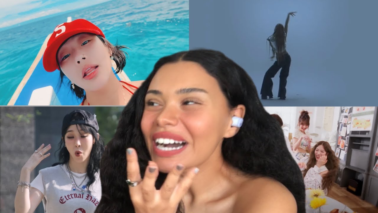 HYOLYN 'YOU AND I' / HYO 'YES' / LE SSERAFIM 'Kawaii' / Moonbyul 'ICY BBY' MV | REACTION!!