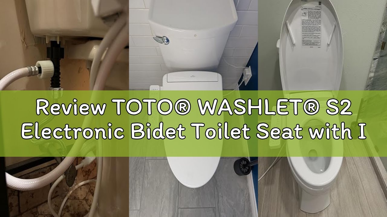 Review TOTO® WASHLET® S2 Electronic Bidet Toilet Seat with Instantaneous Water Heating, PREMIST and