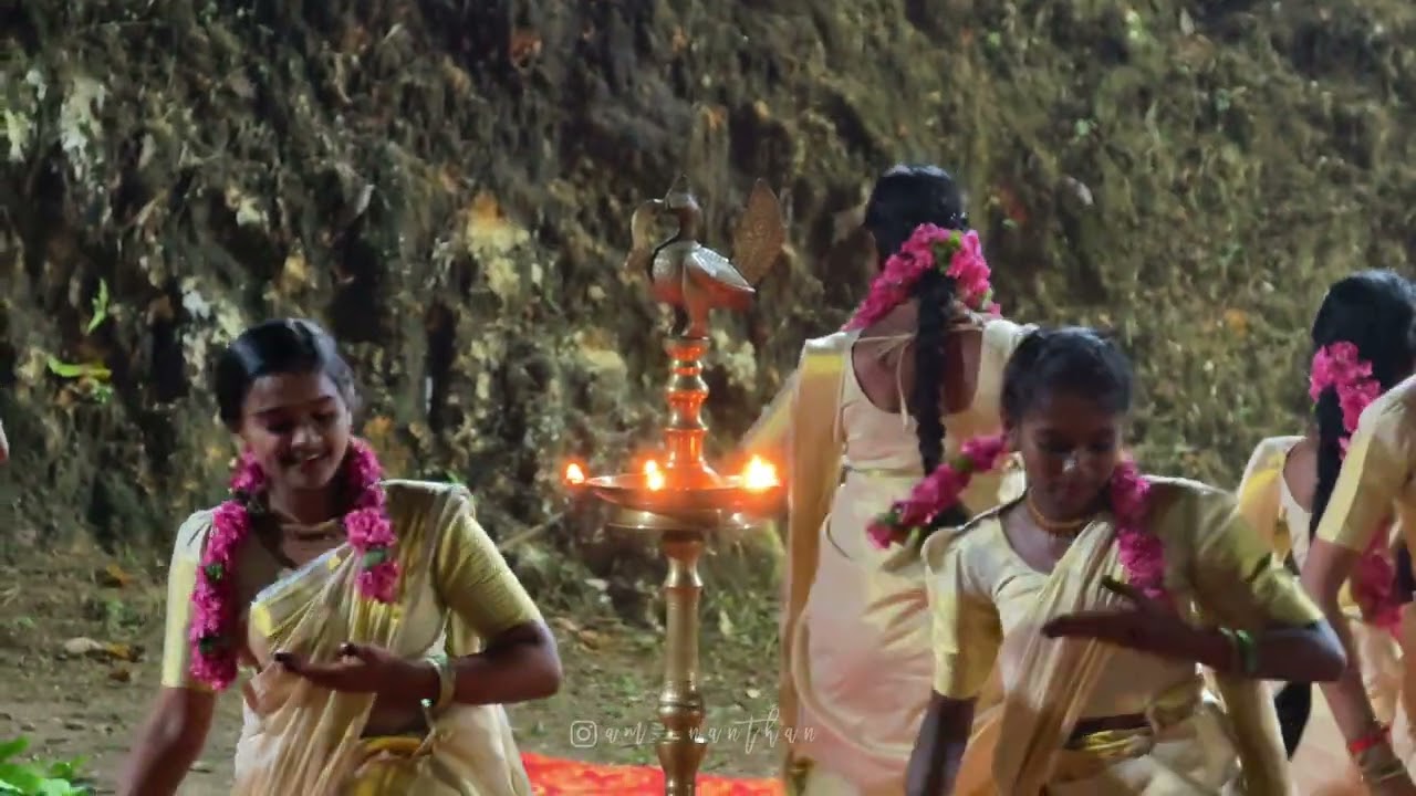 അഞ്ചനമണി കട്ടിലമ്മേനല്ല പഞ്ഞണിത്തേർ മെത്തേമേ | തിരുവാതിര  #thiruvaethirva #ulsavam #anjanamani
