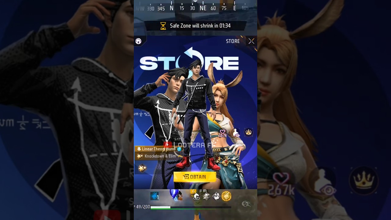 Ob53 Triple Store Update Confirm🤯💥 | Free Fire New Event #looteraff #freefirenewevent #ffviral