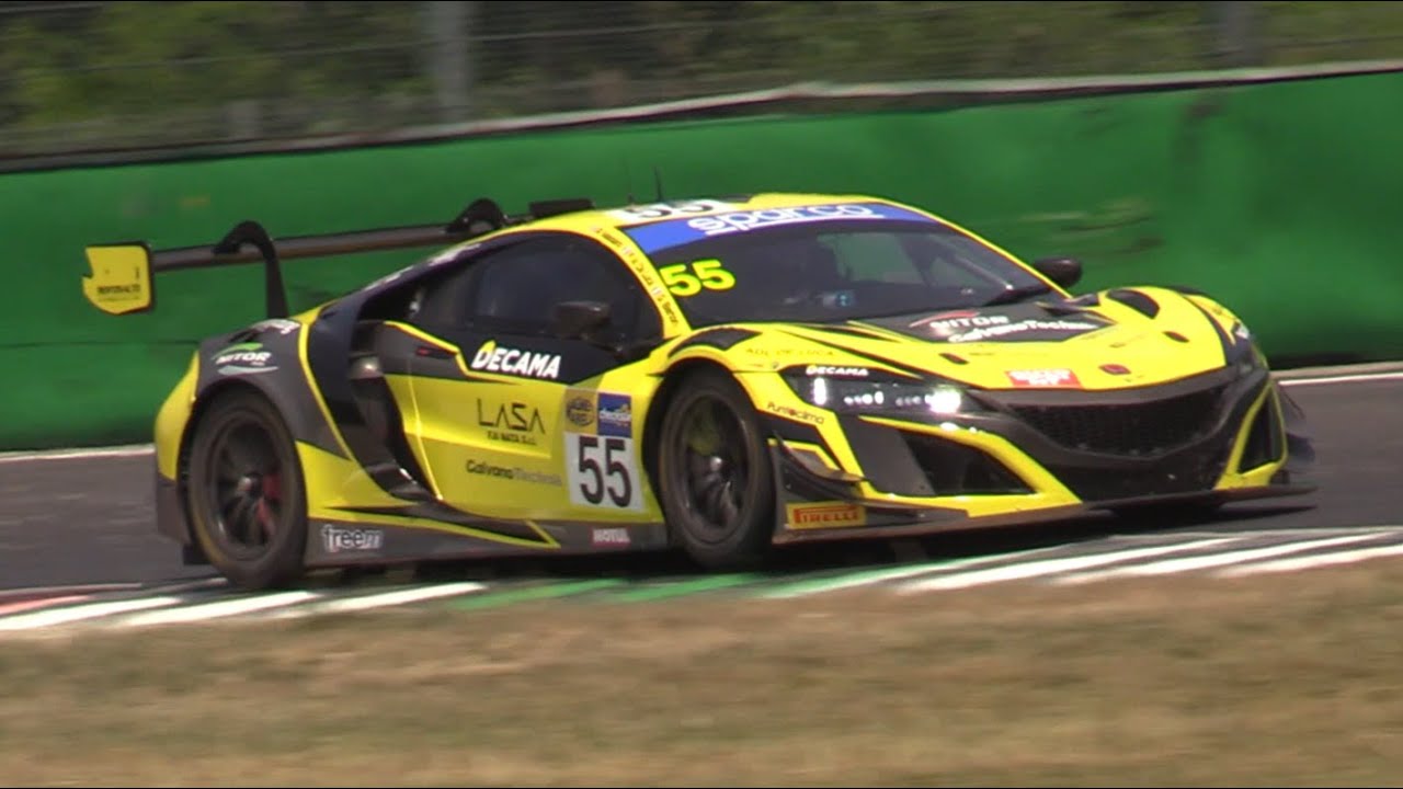 Honda NSX GT3 EVO 25 Pure Sound in Action at Monza Circuit- FlyBys, Accelerations & More!!!